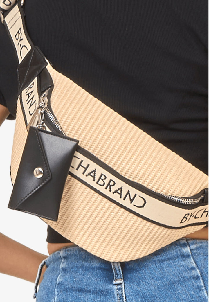 Chabrand Saszetka Damska Emilie Beżowa Czarna 11802Sy001