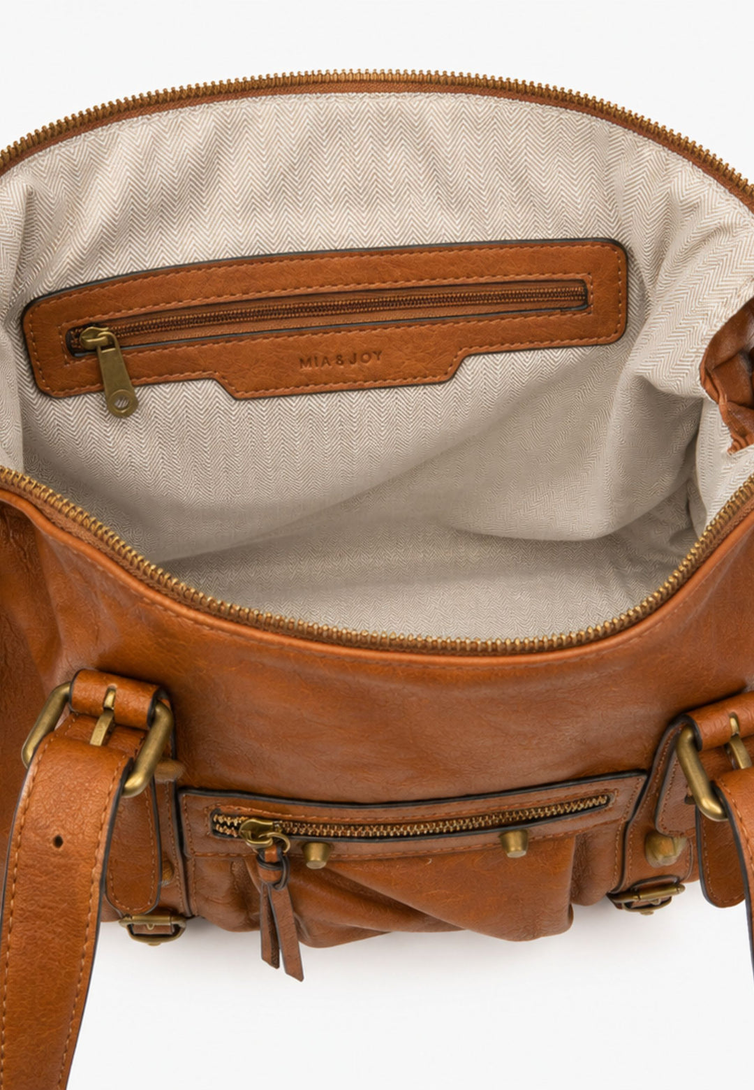 Mia & Joy Sac à main Femme Camel