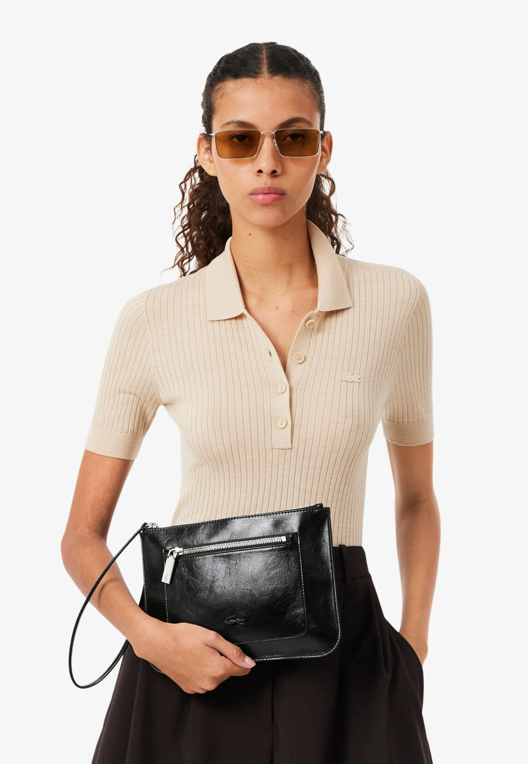 Lacoste Pochette Femme Core Noir
