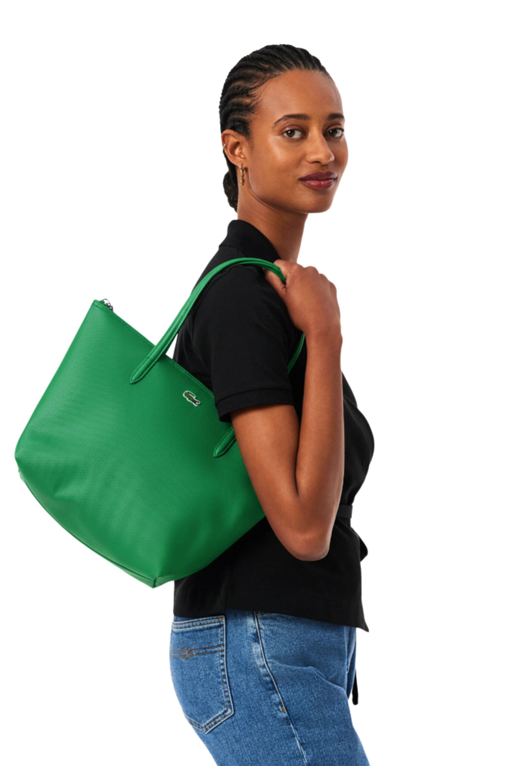 Lacoste Tote Bag L.12.12 Concept Black - Heritage Piqué – Lucky Bag