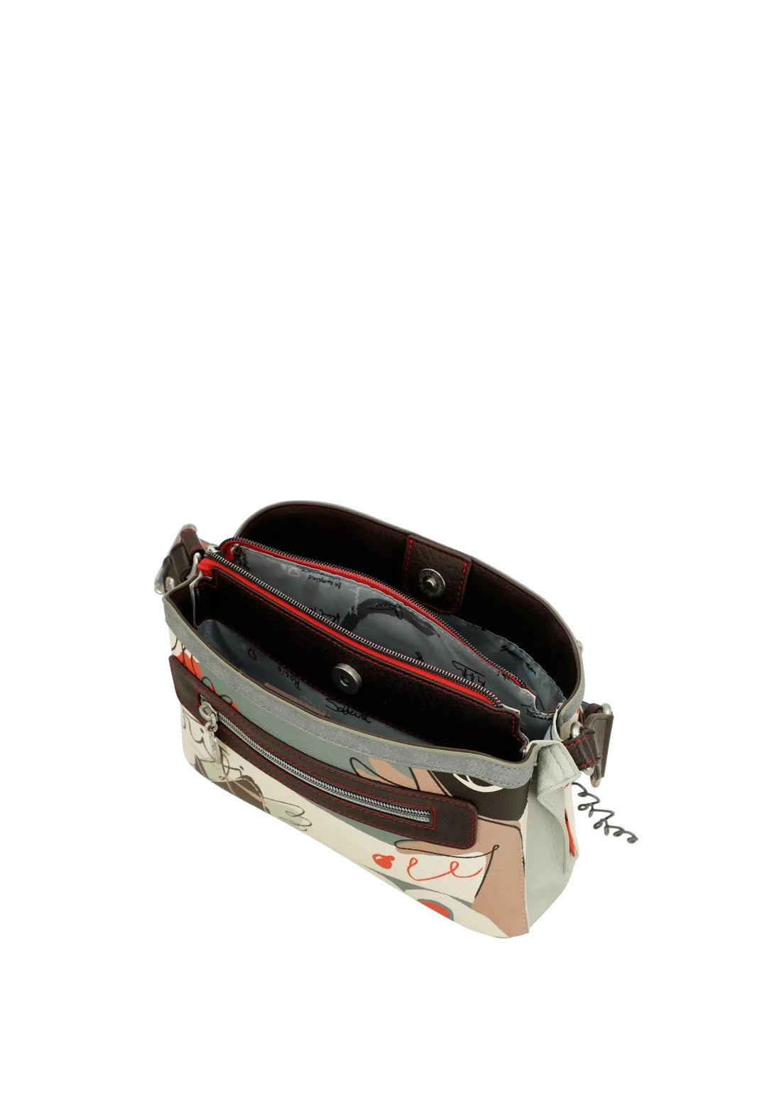 Anekke Alma Grey Crossbody Bag