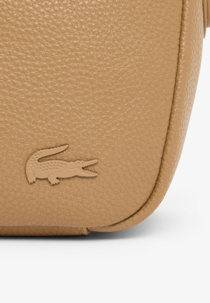 Lacoste Sacoche Magnus Marron Cookie Cuir