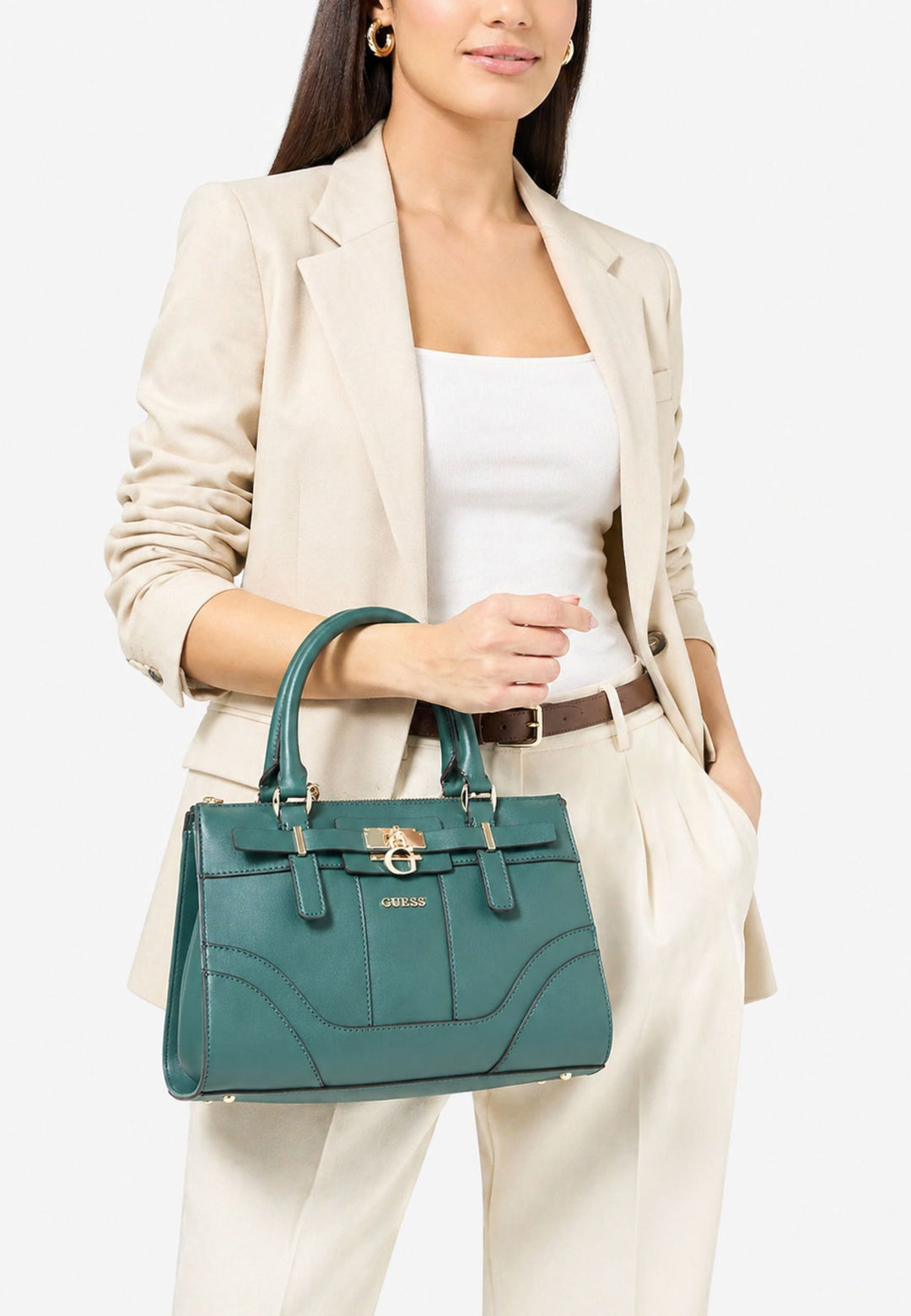 Guess Torba Tote Latona Mini Tote Forest
