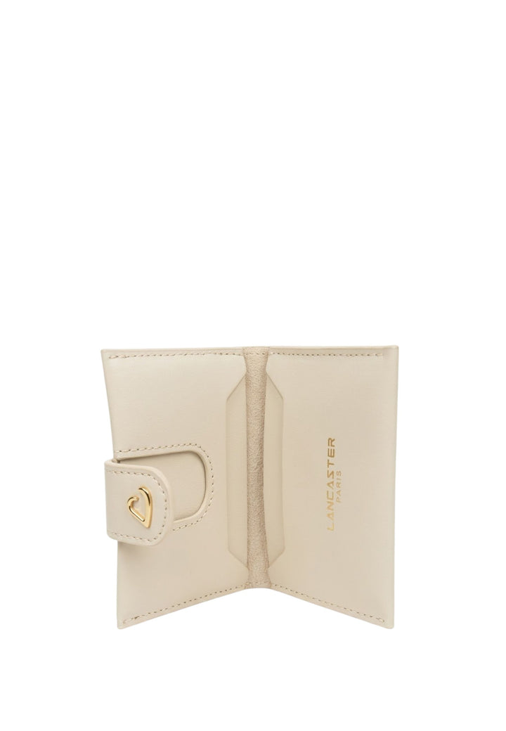 Lancaster Porte-cartes Avec Pression Paris Philos 131-070 Ecru