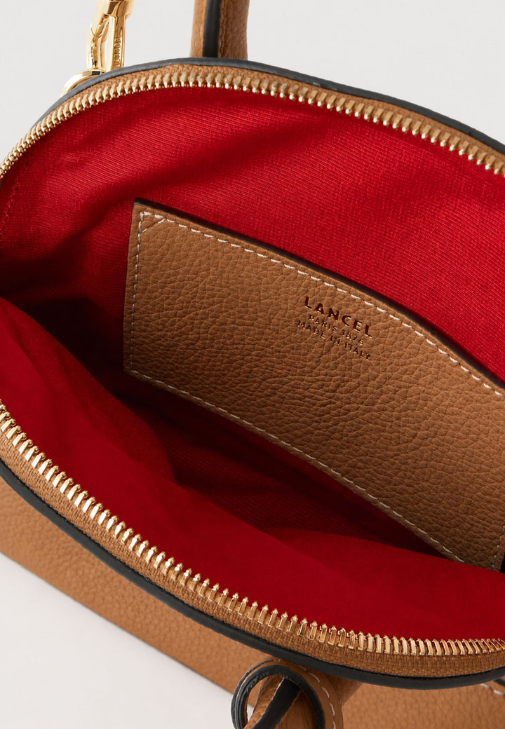 Lancel Belleville Mini torebka Bugatti Skóra Camel