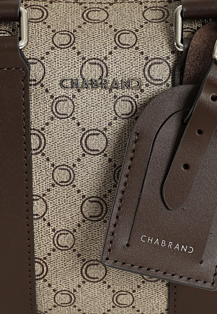 Chabrand Sacoche Icone Gecoate canvas Beige Bruin
