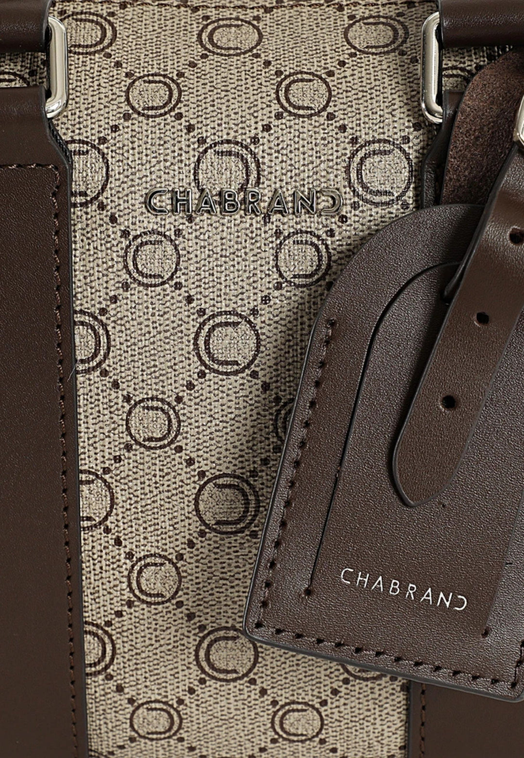 Chabrand Sacoche Icone Gecoate canvas Beige Bruin