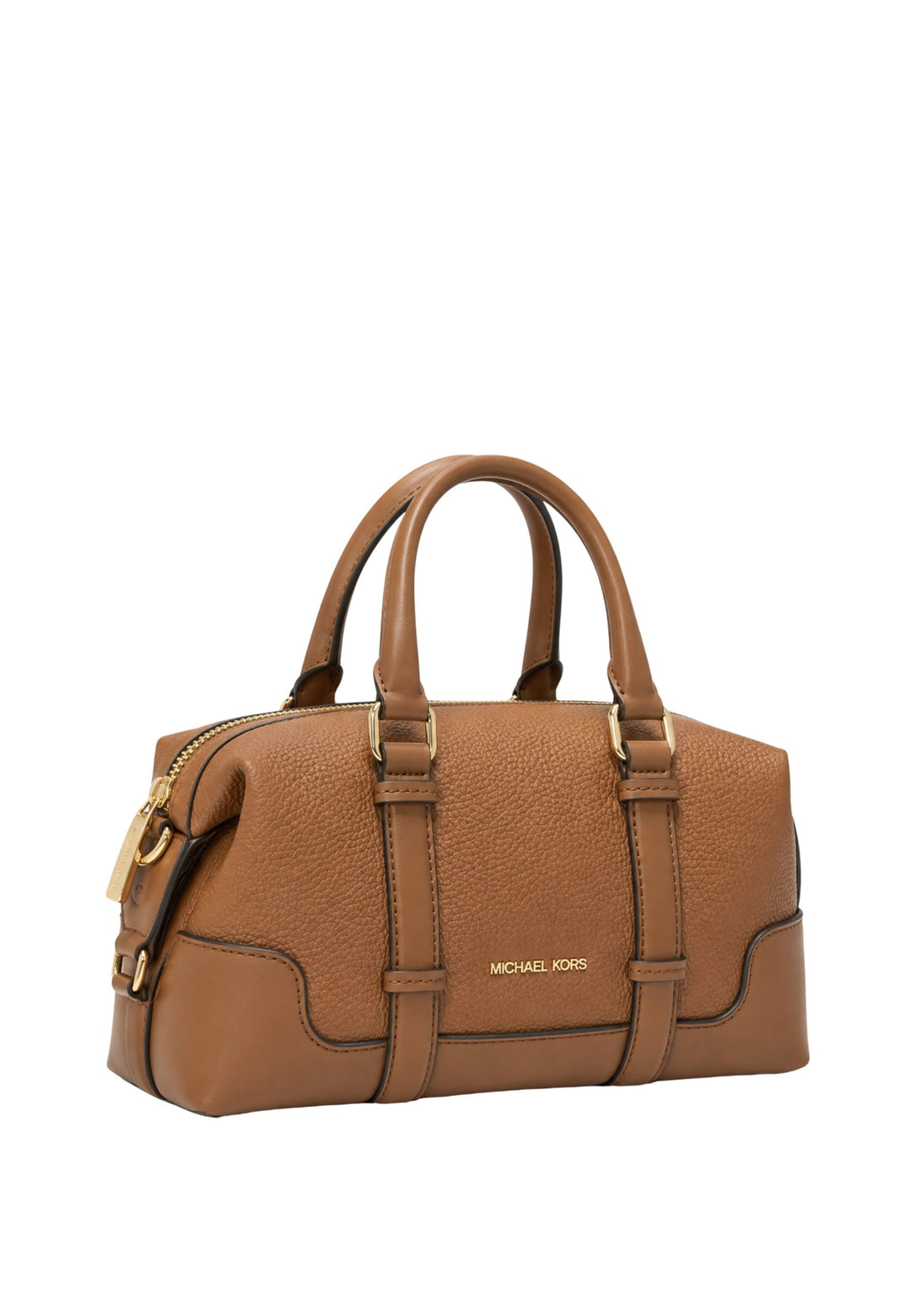 Michael Kors Schoudertas Leer Teddi Mini Soepel Cognac