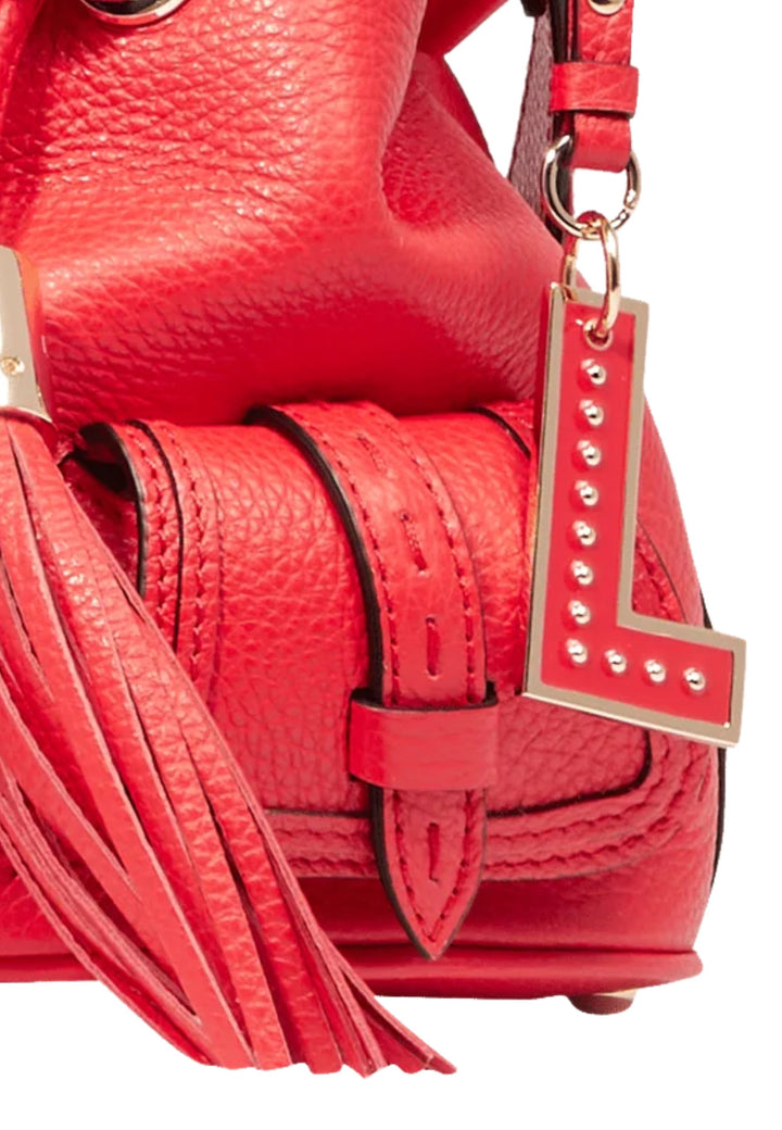 Lancel Premier Flirt S Red Kiss Bucket Bag