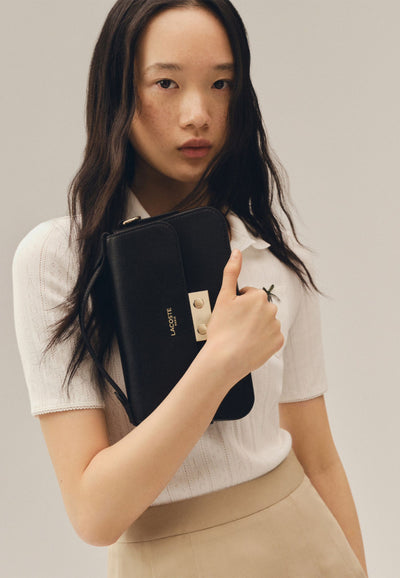 Lacoste Borsa a tracolla Champs Elysees NF5099PH Nero