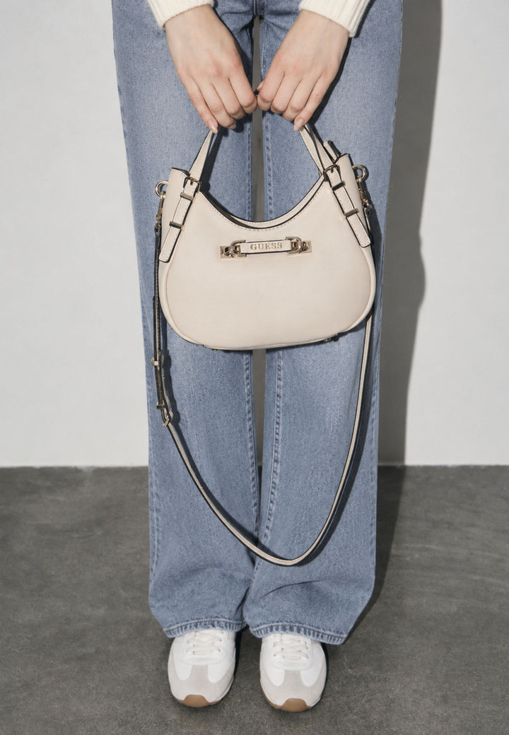 Guess Borsa a tracolla Anadela 3 Comp Satch Simply Taupe