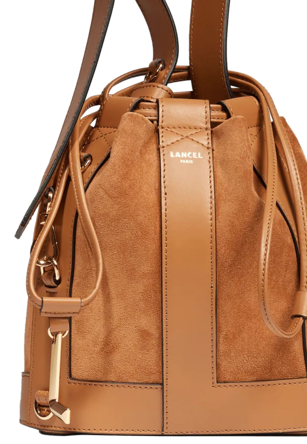 Lancel Borsa a secchiello S Donna Elles Cammello