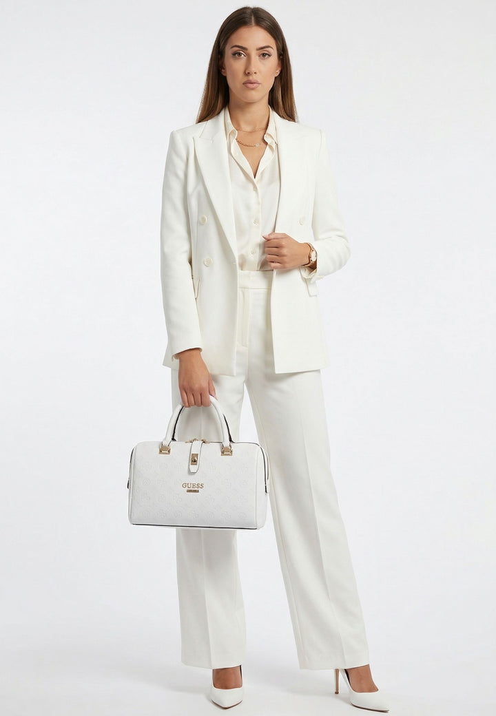 Torebka Guess Peony Classic Kość słoniowa