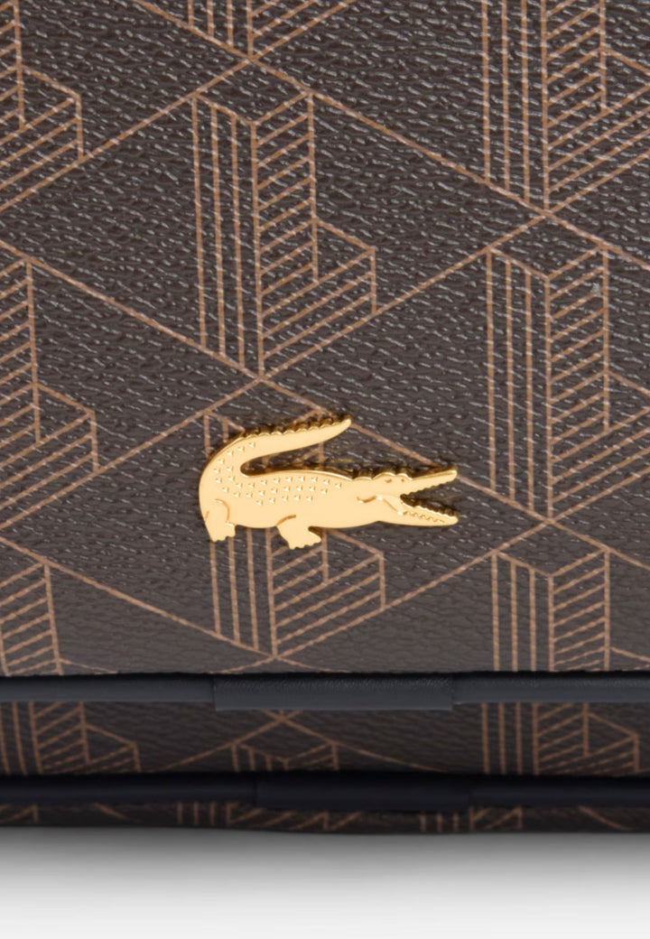 Lacoste The Blend -monogrammireppu, musta shiitake