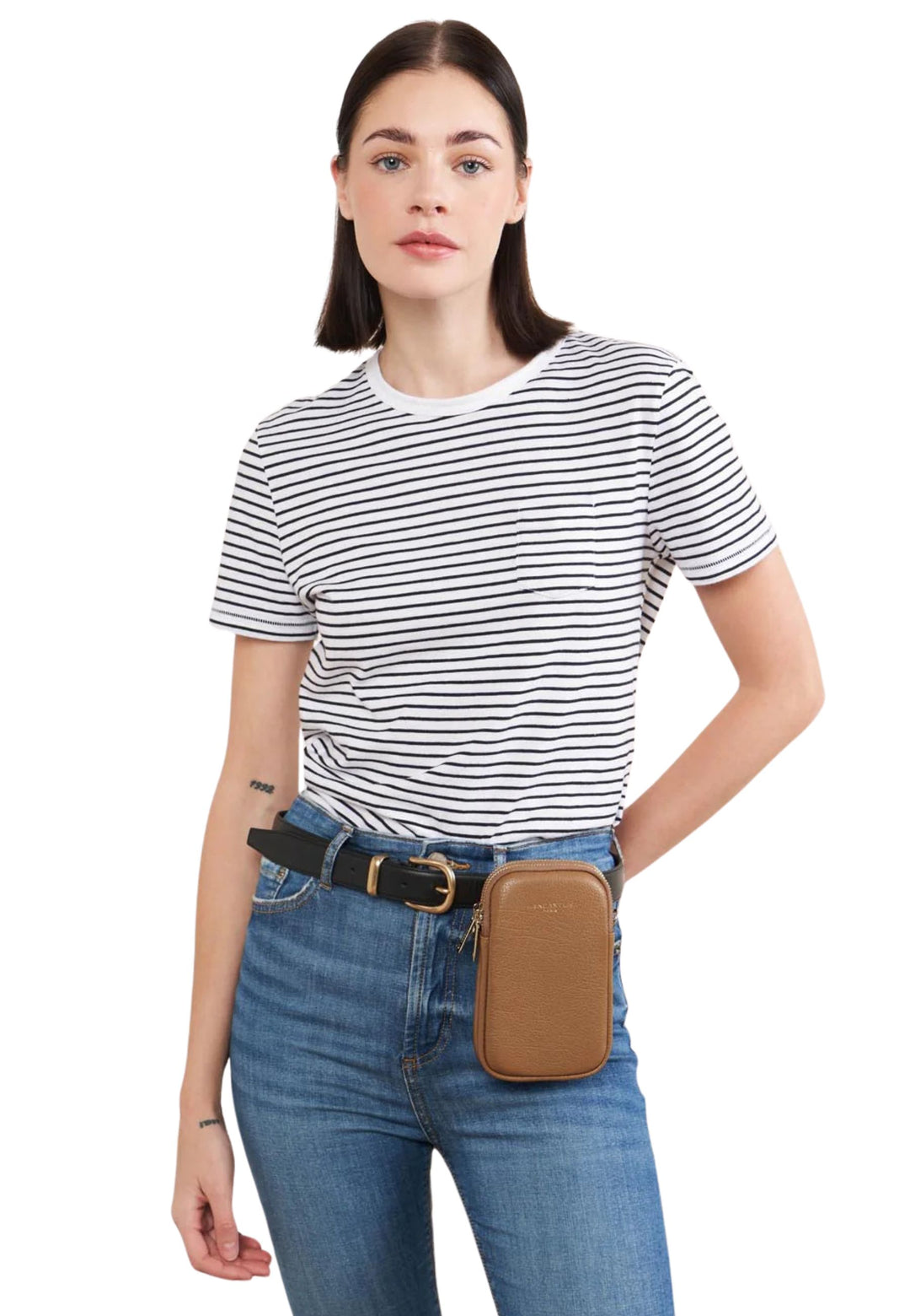 Zipped Dune Lancaster 129-28 Camel Smartphone Pouch