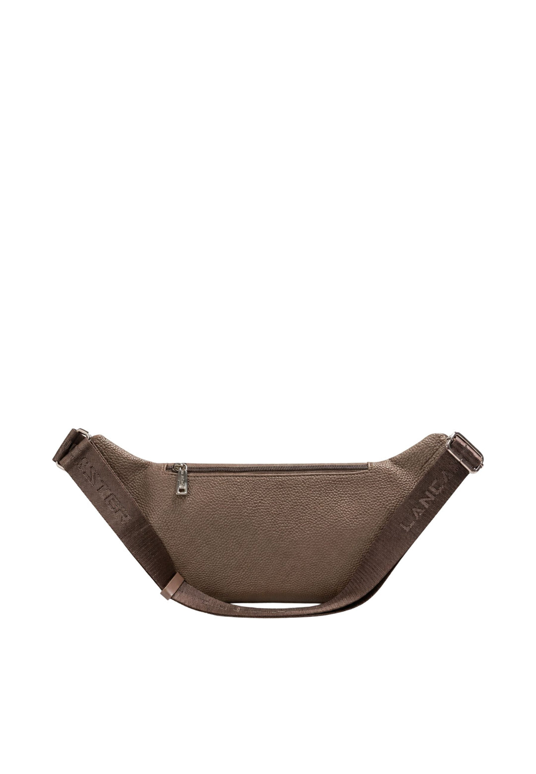 Lancaster Sac banane Zippé Maya Double KBA  garni Cuir Marron