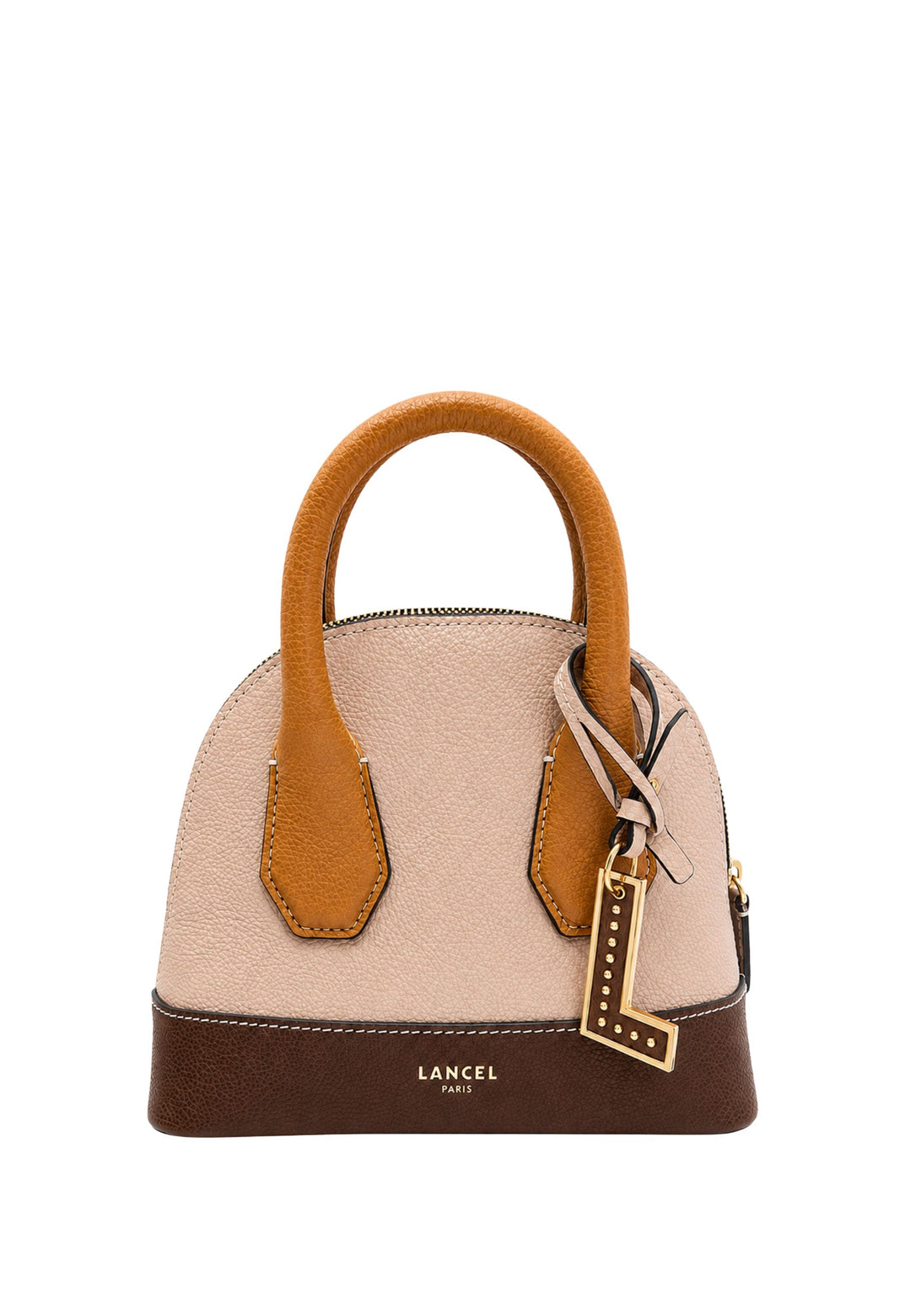 Lancel Mini Bugatti Belleville Mco Crossbody Bag Cappuccino