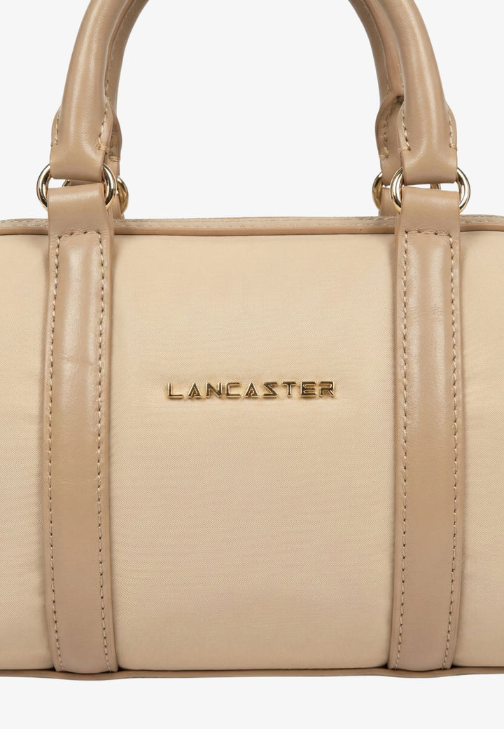 Bolso Lancaster polochon con cremallera S Basic Ana 510-101 Beige