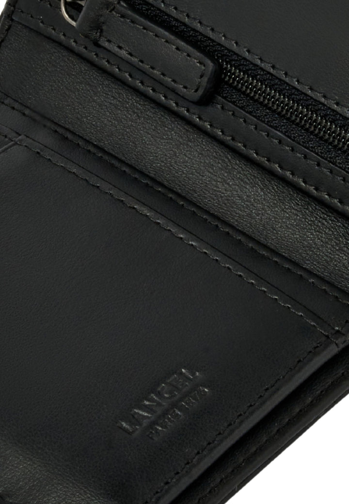 Lancel Compagnon / Portefeuille Leon Noir/Noir Homme A14045JZTU
