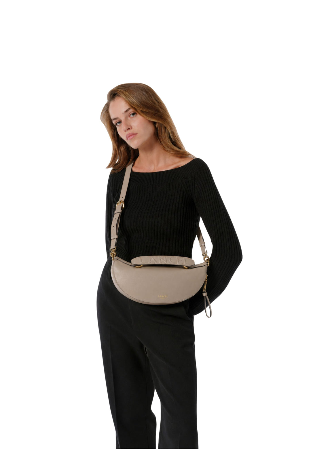 Lancel Sac Bandoulière S Origami Galet Femme