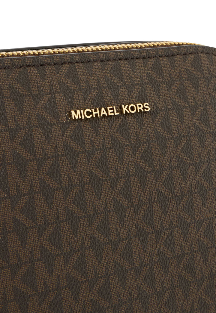 Michael Kors Skuldertaske Freddie Lille Dome Brun