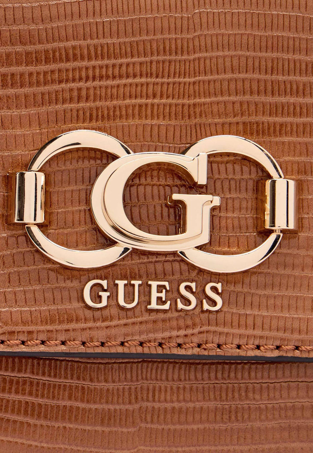 Guess Umhängentasch Anadela 3 Comp Satch Cognac KG962420