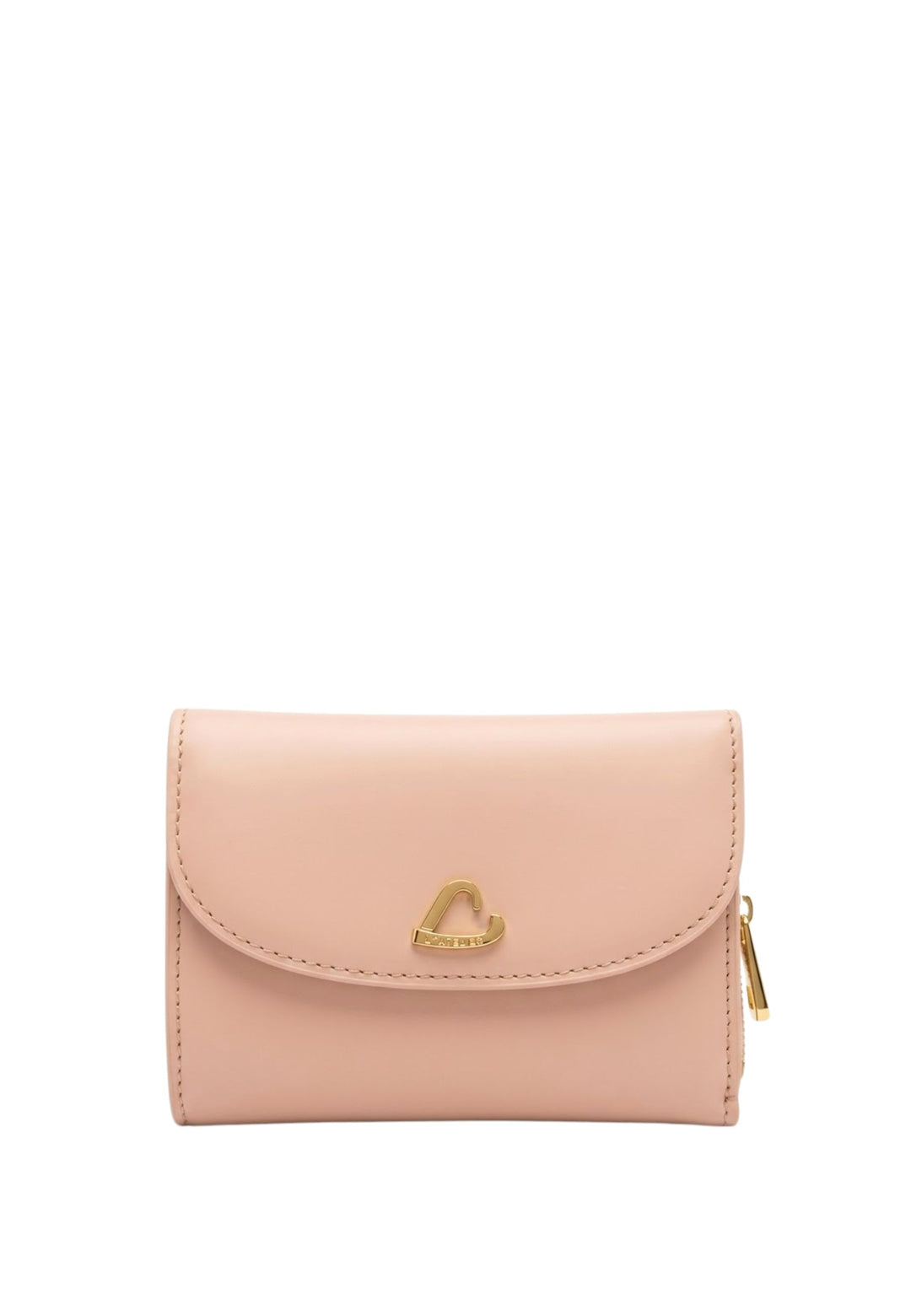 Lancaster Portefeuille dos à dos A rabat avec pression Paris Philos 131-071 Nude Clair