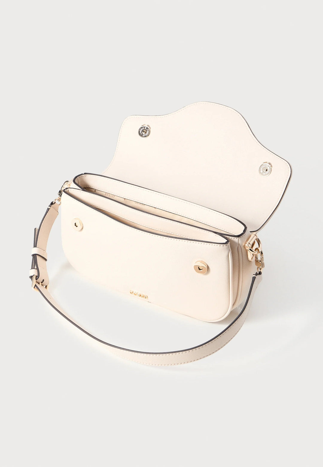 Guess Umhängetasche Handtasche Off White