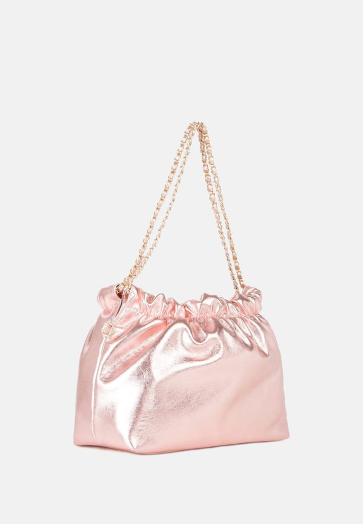 Pacha Valentino Handbag VBS8AF32MET Metallic Pink