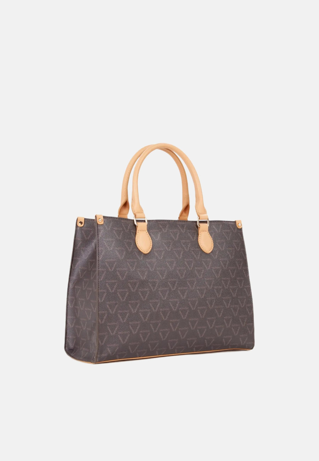 Lady Re Valentino Shopper-Tasche VBS8GT04 Braun/Natur