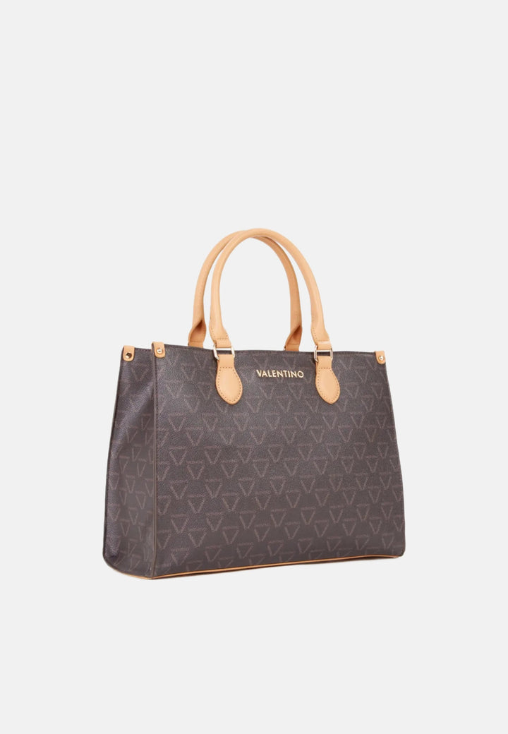 Lady Re Valentino Shopper-Tasche VBS8GT04 Braun/Natur