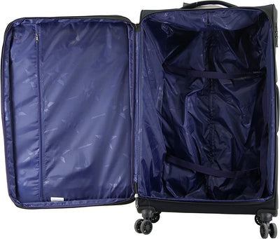 Valise Trolley Ultra legère grande taille 67 cm Trigone Metzelder Noir