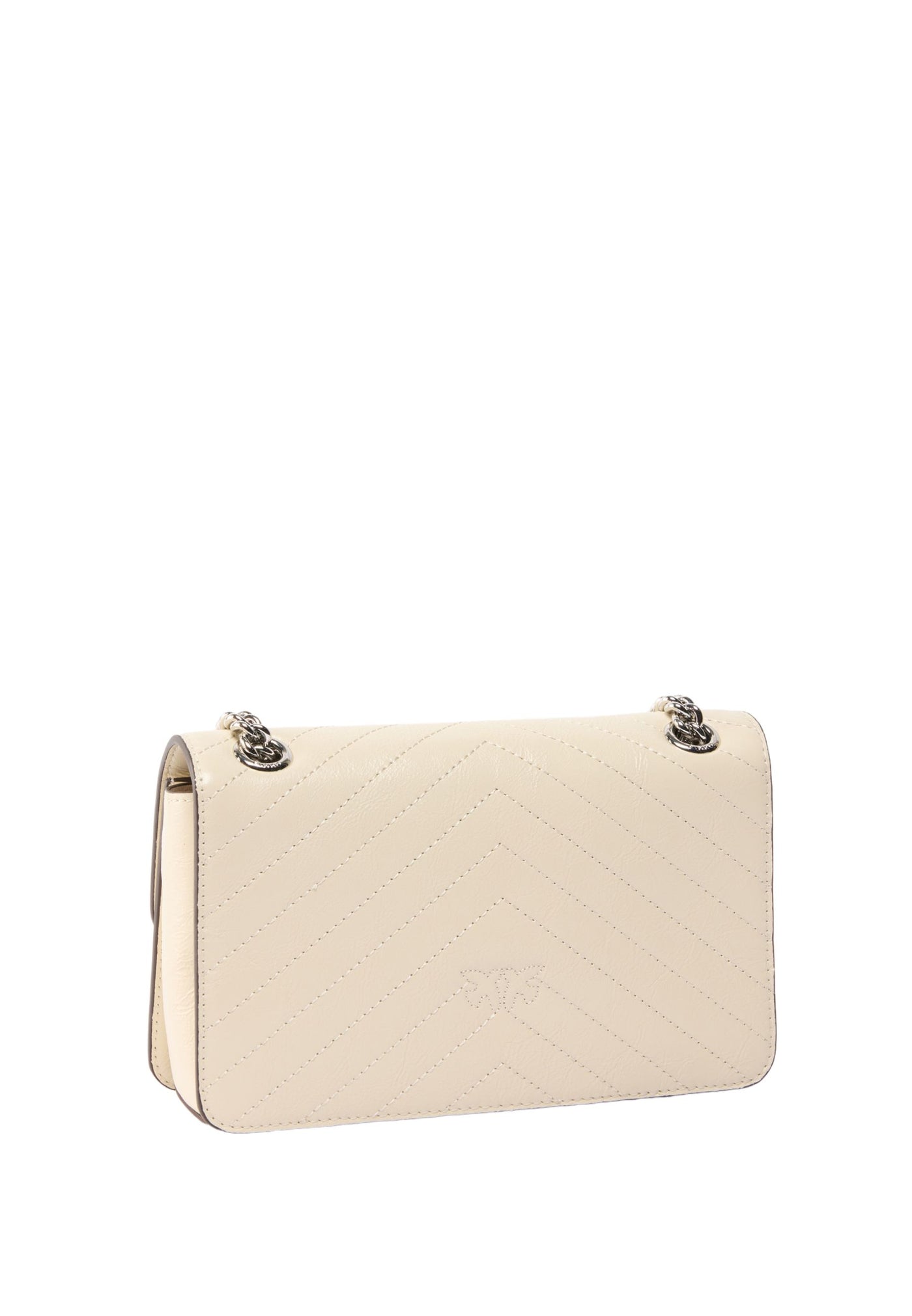 Pinko Taske Rabat Love One Light Mini Vitello Hvid A2JCZ14E