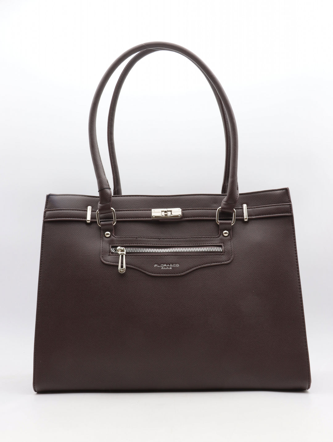 Flora and Co A4-kokoinen ostoskassi F8596 Suklaa