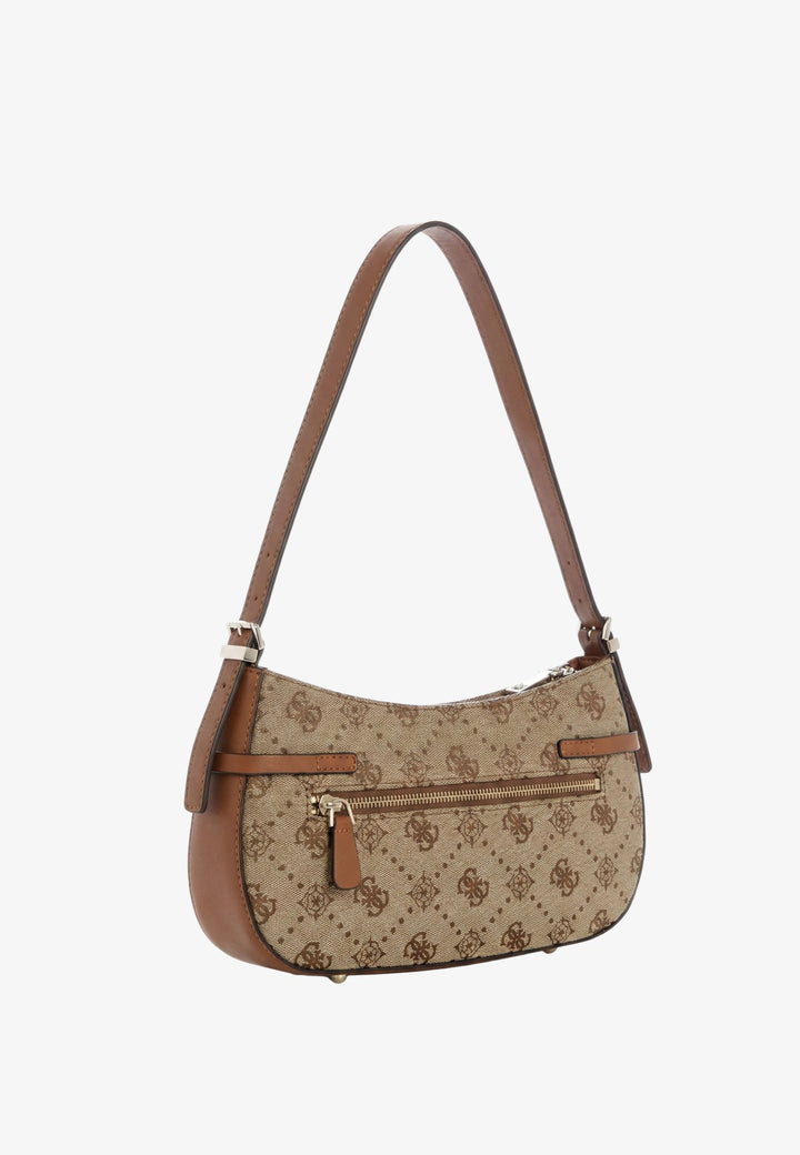 Guess Crossbody Bag Melinda Logo Tri Com Latte Logo JP990217