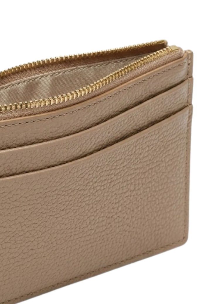 Lancaster Porte-cartes Zippé Dune 129-32 Beige Foncé