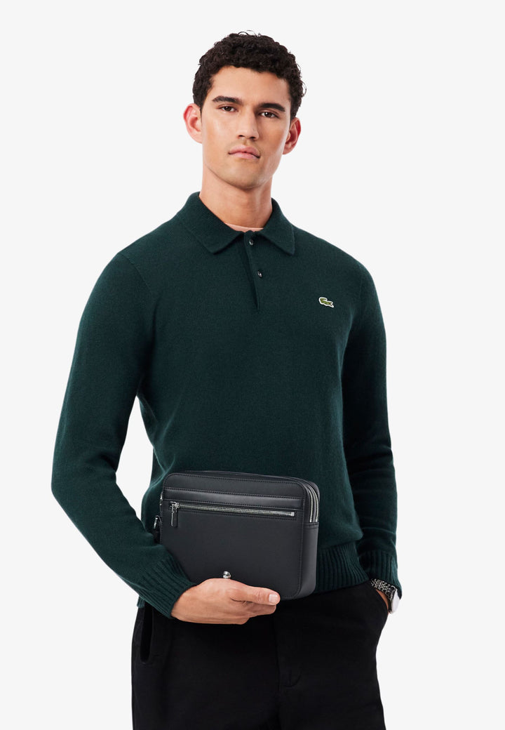 Lacoste Malé kabelky Muž Langon z Petit Piqué Čierna