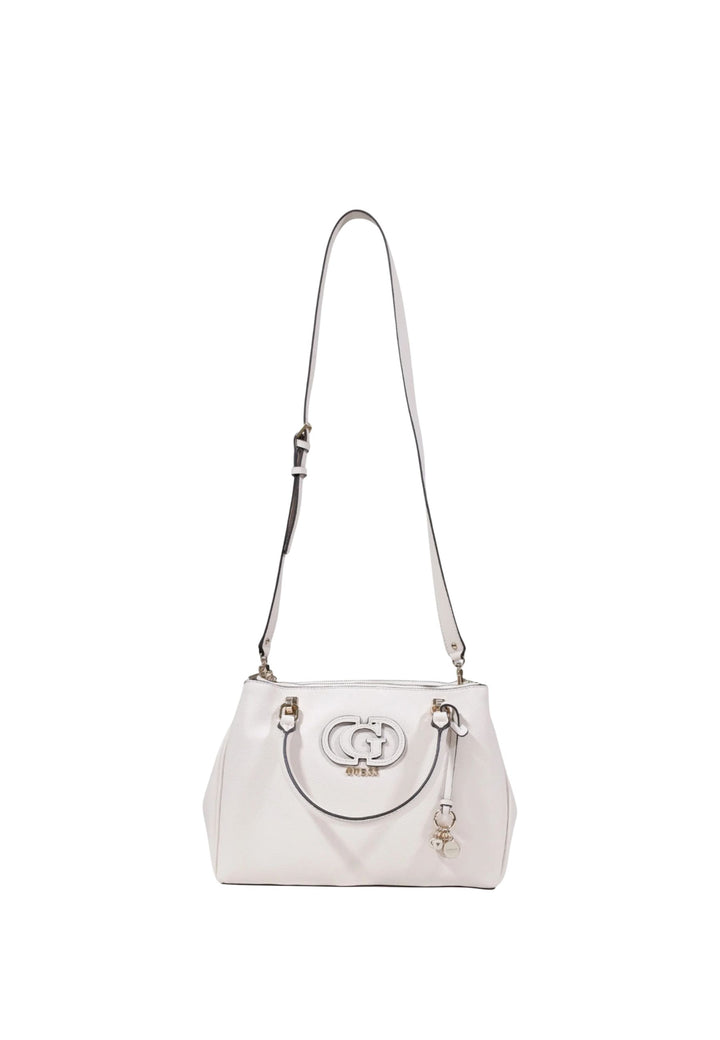 Guess Sacs à main Silvye Bucket Off White