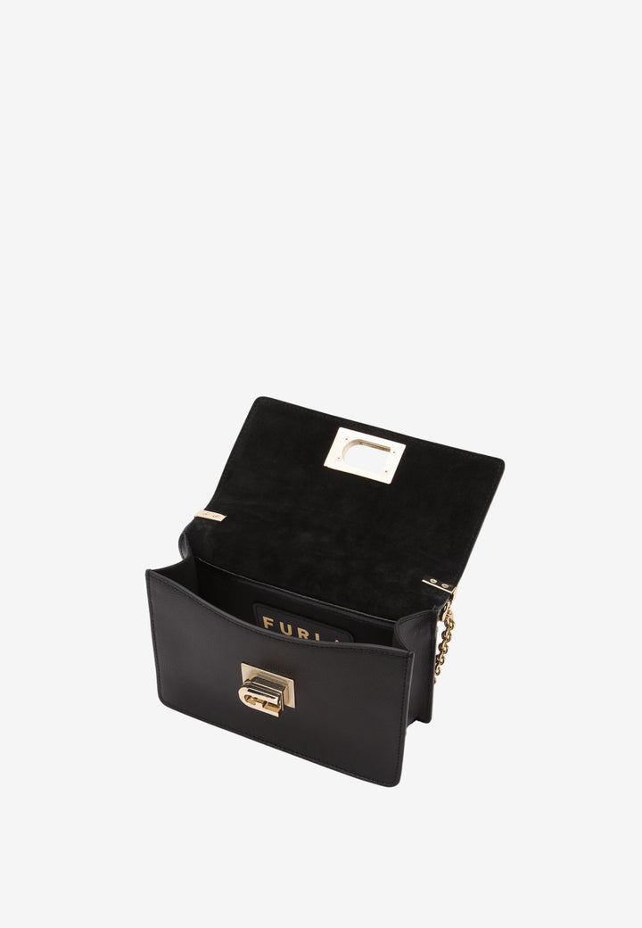 Furla Taška přes rameno Mini 1927 Kůže Černá
