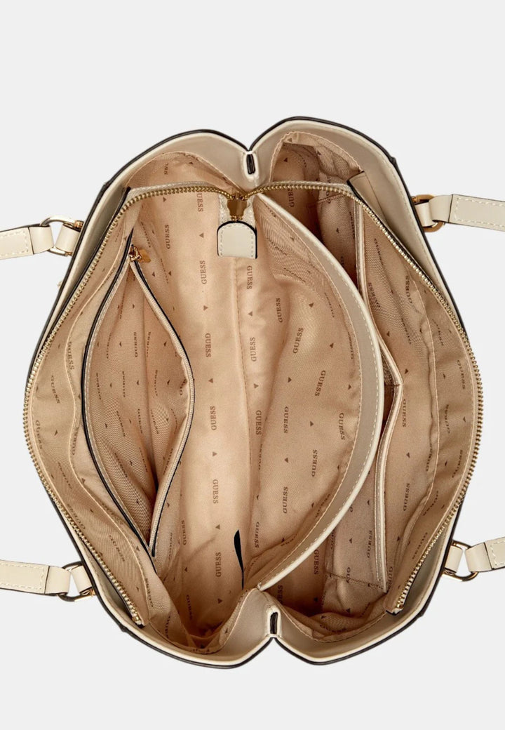 Borsa a tracolla Guess Daryna 2 Comp Satche Beige