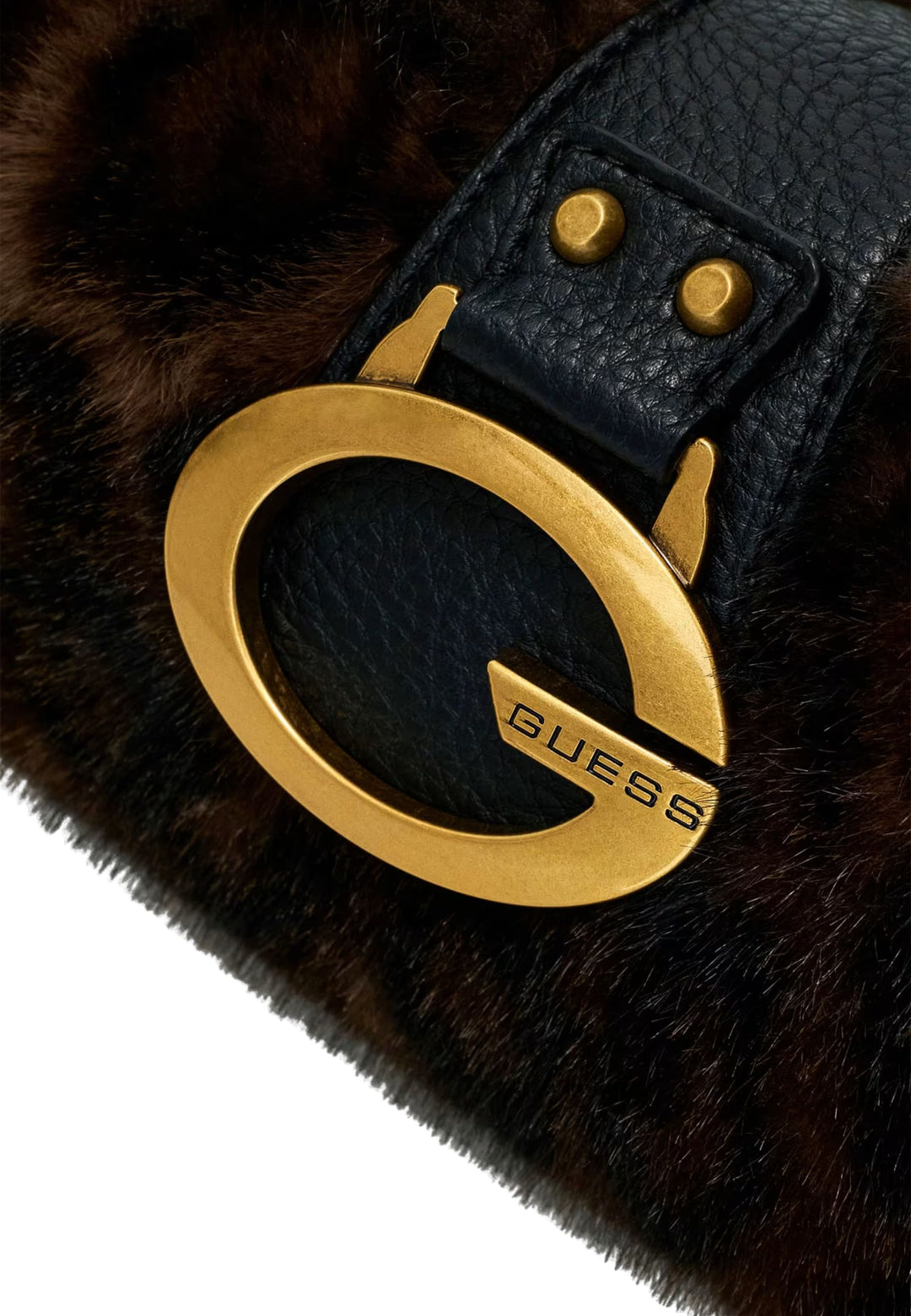 Guess Sac Bandoulière Camden Mini Leopard