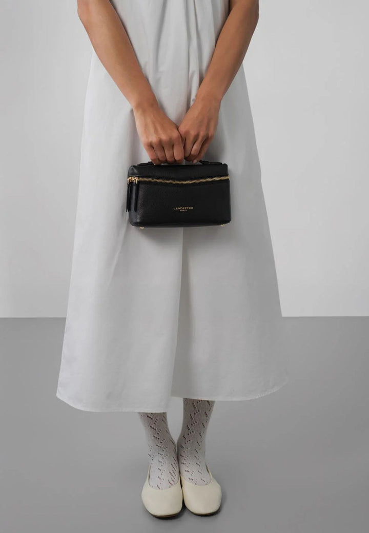 Lancaster Sac boite Zippé S Milano Trésor 547-115 Noir