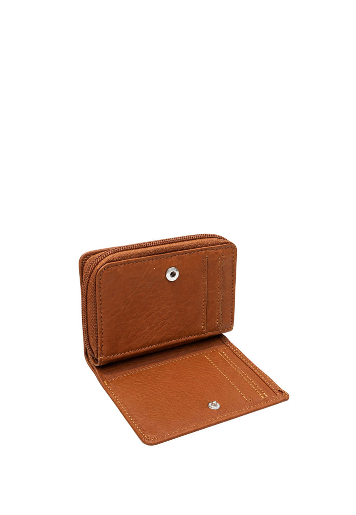 Arthur & Aston Porte Cartes Mixte, Homme, Femme Cognac