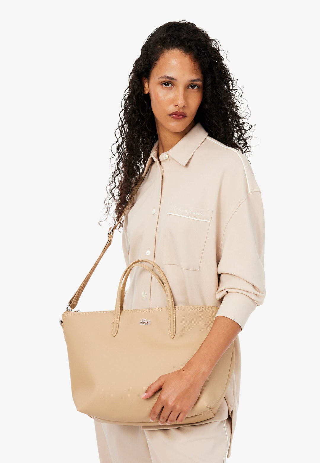 Lacoste Bolso Tote pequeño con bandolera L.12.12 Concept