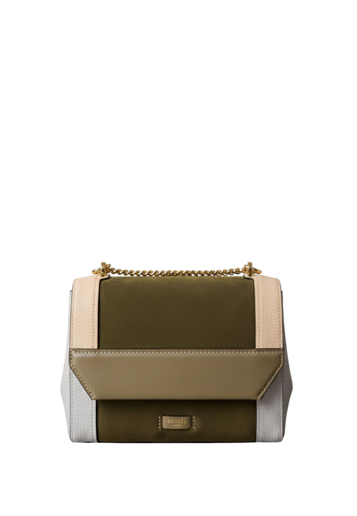 Lancel Bag Flap M Ninon Color Block Mco Dark Khaki Woman A13370AHTU