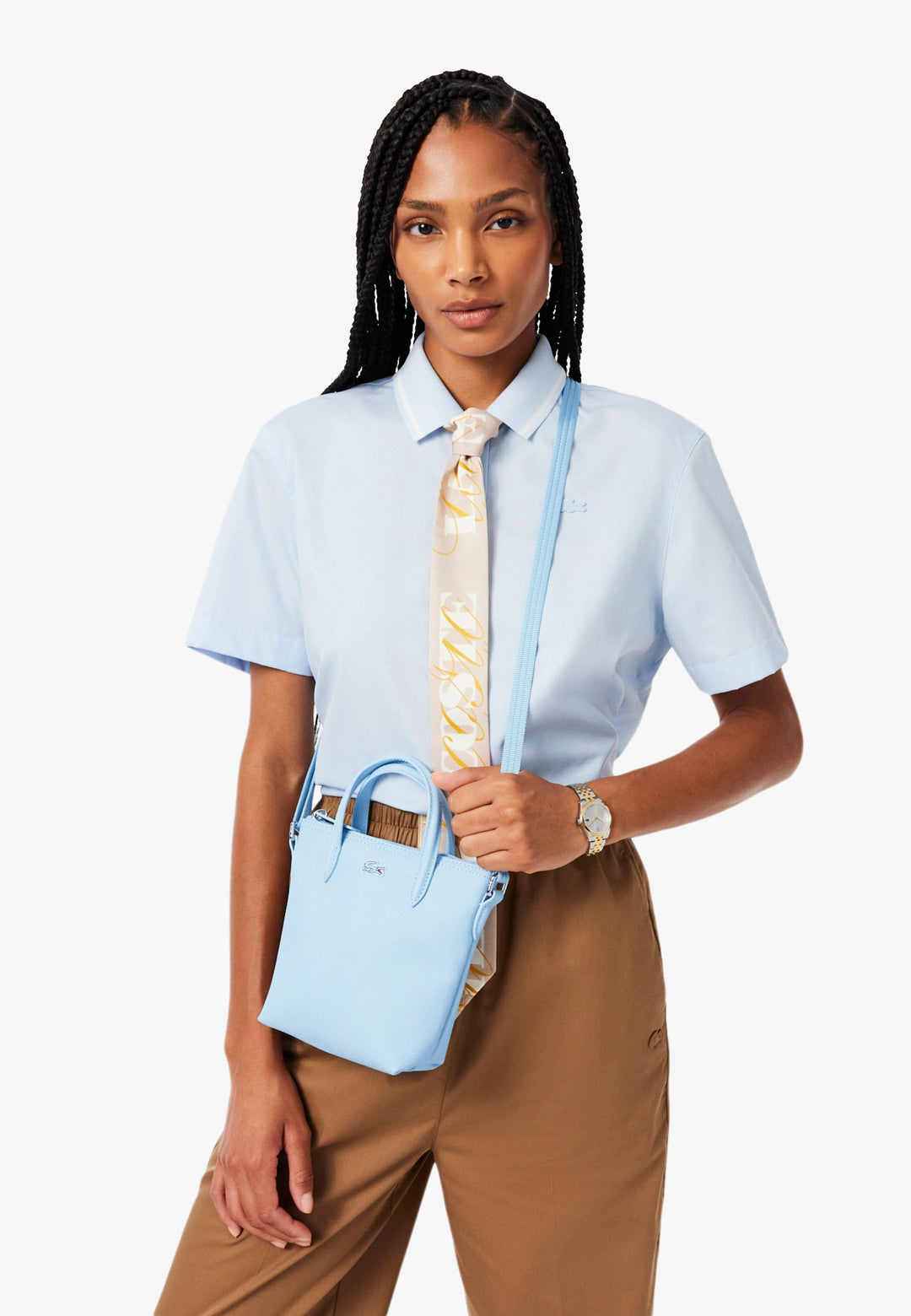 Lacoste Sac à main L.12.12 Concept Bleu Ruissau