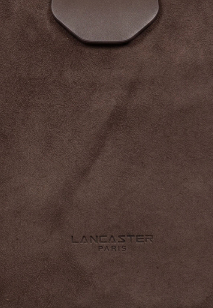 Lancaster Sac à main Aimantée M Suède Ida Marron