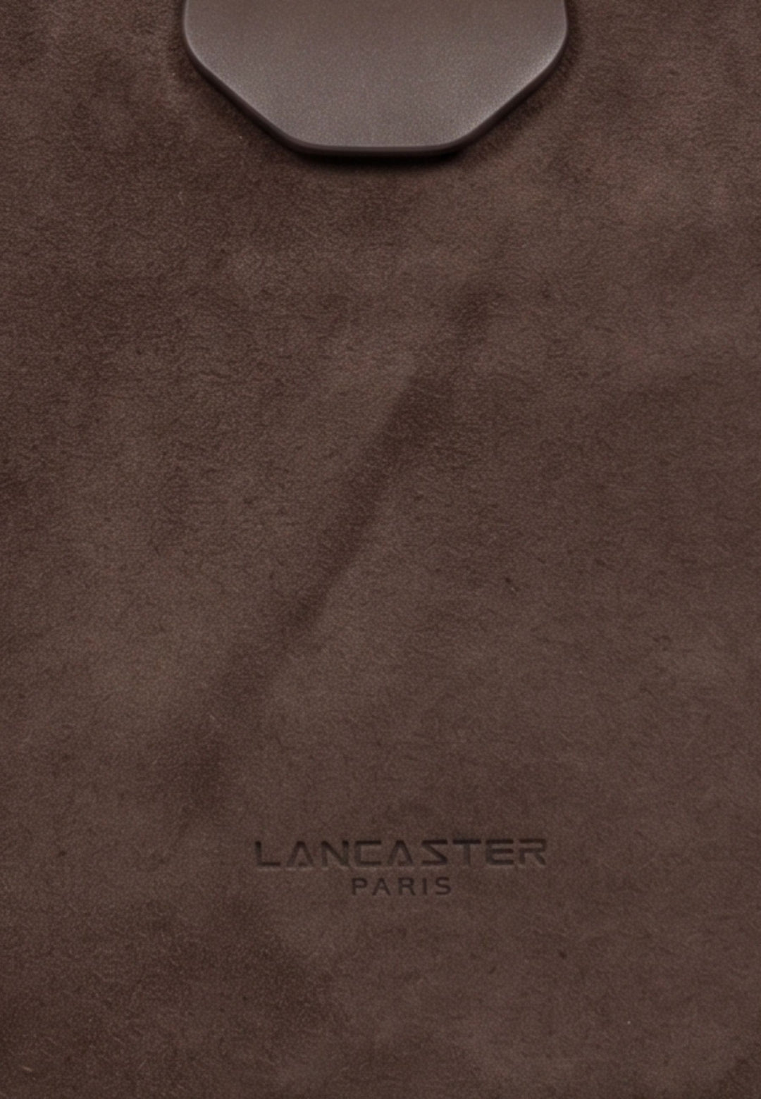 Lancaster Sac à main Aimantée M Suède Ida Marron