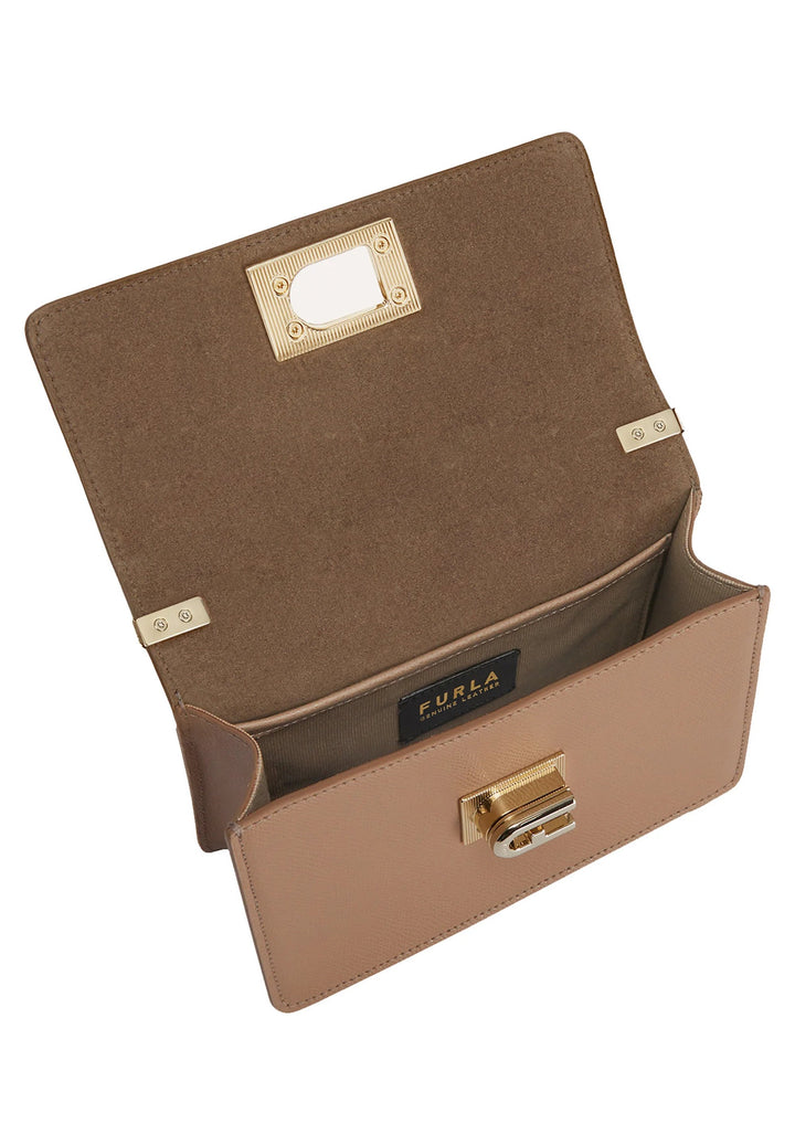 Furla Sac Bandoulière Mini 1927 Cuir Gris