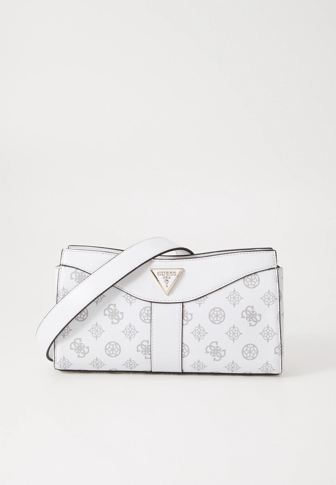 Guess Nolana S valkoinen logolaukku olkahihnalla PG952112